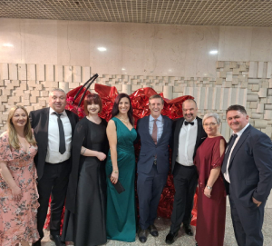 Gruppenfoto Linz Textil beim kroatischen Ball 2025